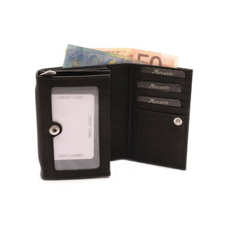 Peněženka s euromincovníkem MERCUCIO černá 2311847
