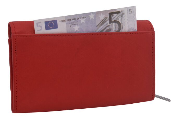 Peněženka s euromincovníkem MERCUCIO červená 2311642