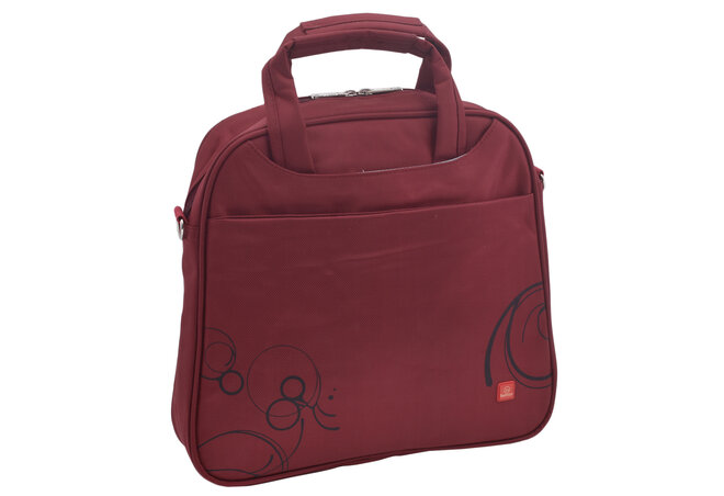 Textilní taška na notebook červená BZ3657